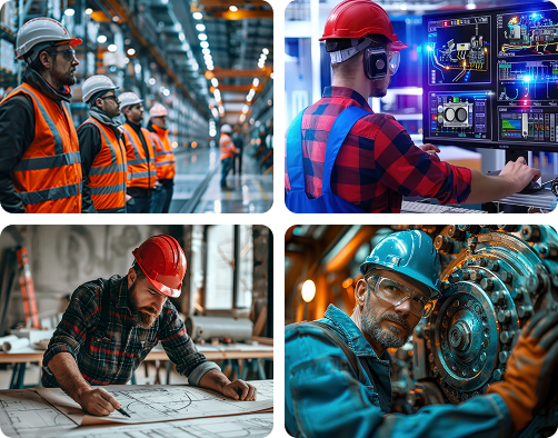 Consistent, branded training videos ensure standardized factory communication.